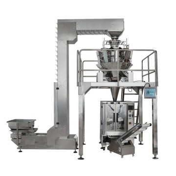 Multi-head weigher filling packing and sealing machine